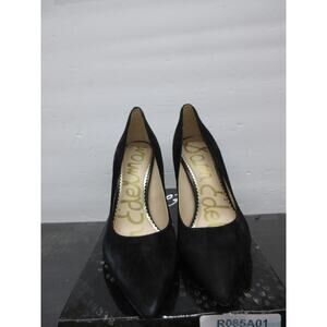 Sam Edelman Women's Hazel Pump, Black Suede, Size 10 Narrow